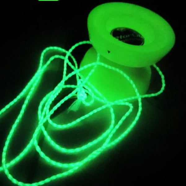 Planet Gates Fluorescent Green 5PCS  Glowing rope yoyo strings  Light-emitting YOYO ropes  Classic Toys Gift For Kids Children