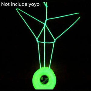 Planet Gates Fluorescent Green 5PCS  Glowing rope yoyo strings  Light-emitting YOYO ropes  Classic Toys Gift For Kids Children