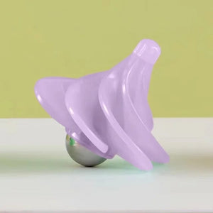 Planet Gates Fluorescent purple Pneumatic Gyro Decompression Toy Gyro Colorful Wind Blowing Rotating Gyro Pneumatic Spinning Top Fidget Toys For Children Gift