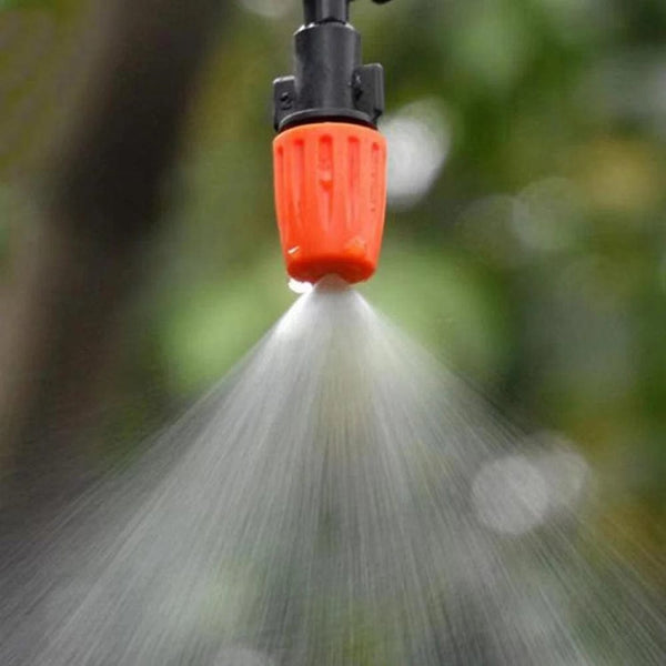 Planet Gates Fog Nozzles irrigation system Portable Misting Automatic Watering 5-40m Garden hose Spray head with 4/7mm tee and connector
