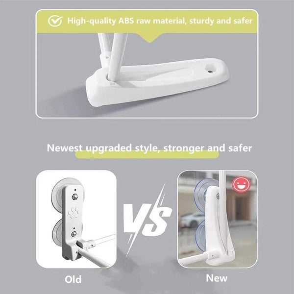 Planet Gates Foldable Cat Window Perch Cordless Cat Window Hammock with 4 Strong Suction Cups Windowsill Cat Beds Seat for Indoor Cats Inside