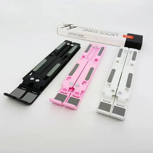 Planet Gates Foldable Laptop Stand ABS Portable Notebook Support Base Holder Adjustable Riser Cooling Bracket for Laptop & Tablet Accessories