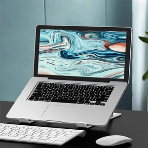 Planet Gates Foldable Laptop Stand ABS Portable Notebook Support Base Holder Adjustable Riser Cooling Bracket for Laptop & Tablet Accessories
