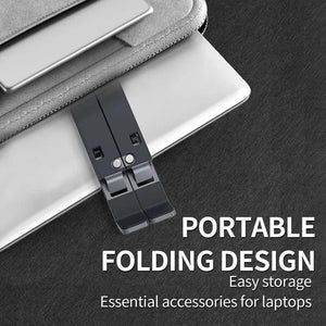 Planet Gates Foldable Laptop Stand Adjustable Portable Notebook Bracket Support Base Aluminum Alloy Holder For Macbook Laptop PC Accessories