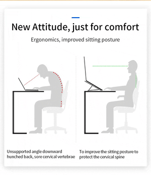 Planet Gates Foldable Laptop Stand Adjustable Portable Notebook Bracket Support Base Aluminum Alloy Holder For Macbook Laptop PC Accessories