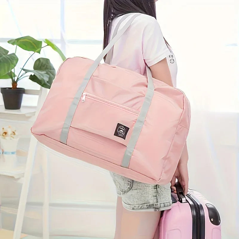 Planet Gates Foldable Travel Duffel Bag for Airlines Carry on Bag for Women and Girls Lightweight Large Capacity Sports Weekend Trip Overnigh