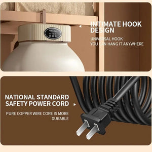 Planet Gates Folded Electric Clothes Dryer Smart Drying Rack Hang Ultraviolet Dryer Machine Portable Travel Warm Air Dryer 220V/110V For Home