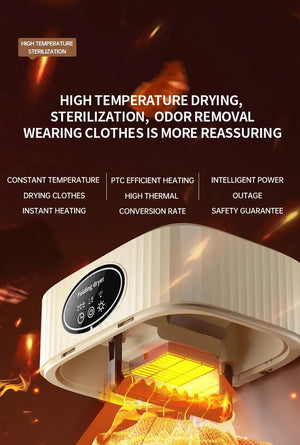 Planet Gates Folded Electric Clothes Dryer Smart Drying Rack Hang Ultraviolet Dryer Machine Portable Travel Warm Air Dryer 220V/110V For Home