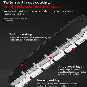 Planet Gates Folding Hand Saw Multifunctional Outdoor Logging Saw Woodworking Folding Portable Saw Garden Camping Pruning Saw Hand Tools