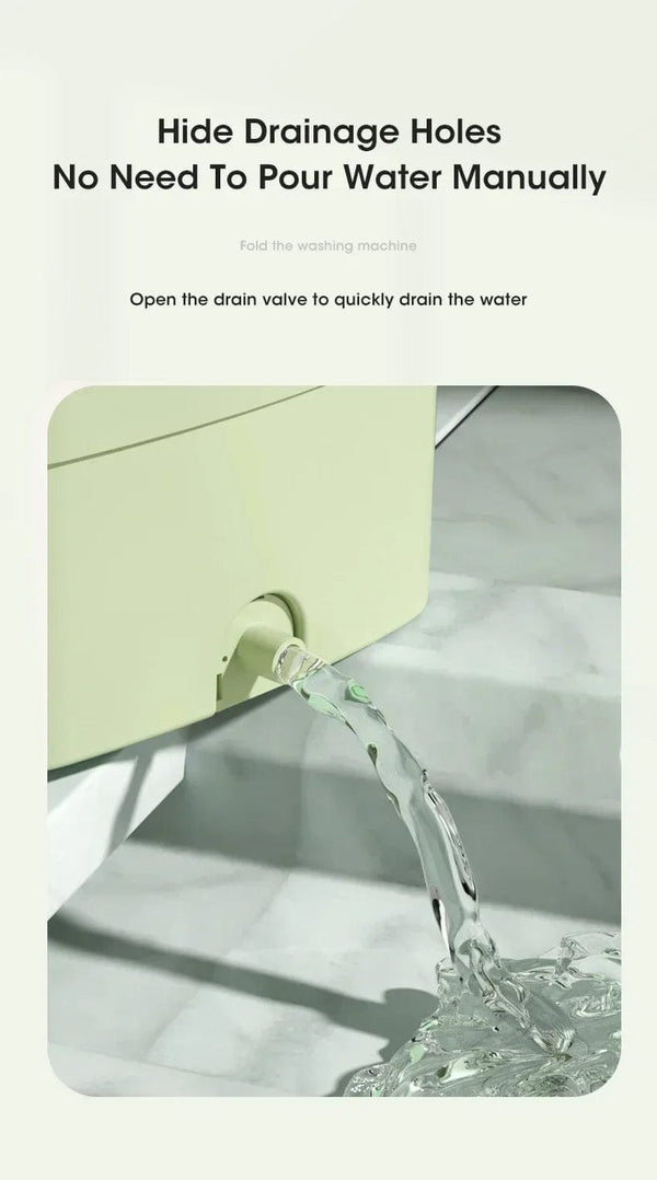 Planet Gates Folding Washing Machine Clothes Sock Barrel Washing Machine Centrifuge Mini Underwear Portable Washing Machine for Dehydration