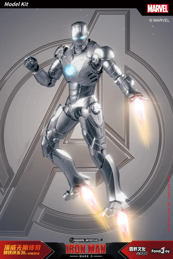 Planet Gates Fondjoy Original Iron Man 1/12 MK1 MK2 MK3 MK4 MK5 MK6 MK7 Assembled Marvel legends Tony Stark Action Figure Collect Toy Gift