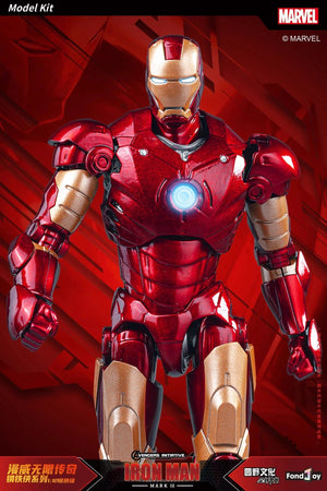 Planet Gates Fondjoy Original Iron Man 1/12 MK1 MK2 MK3 MK4 MK5 MK6 MK7 Assembled Marvel legends Tony Stark Action Figure Collect Toy Gift
