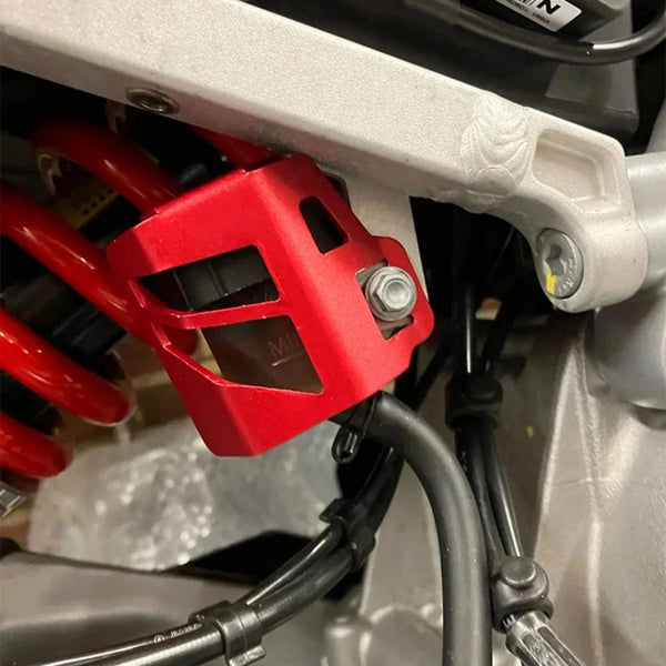 Planet Gates For Aprilia RS660 RS457 TUAREG 660 2022 Tuareg660 2023 2024 Motorcycle CNC Rear Brake Fluid Reservoir Guard Cover Oil Cup Guard