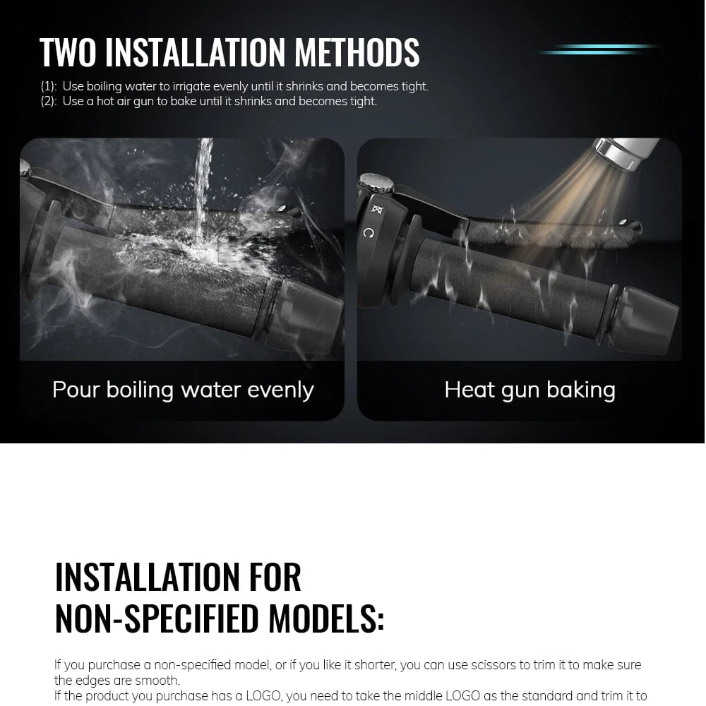 Planet Gates For BMW R1200GS R1250GS R 1200 1250 GS ADVENTURE GSA R1100GS F750GS Motorcycle Heat Shrinkable Grip Cover Non-slip Rubber Grip