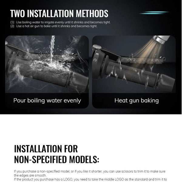 Planet Gates For BMW R1200GS R1250GS R 1200 1250 GS ADVENTURE GSA R1100GS F750GS Motorcycle Heat Shrinkable Grip Cover Non-slip Rubber Grip