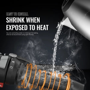 Planet Gates For BMW R1200GS R1250GS R 1200 1250 GS ADVENTURE GSA R1100GS F750GS Motorcycle Heat Shrinkable Grip Cover Non-slip Rubber Grip