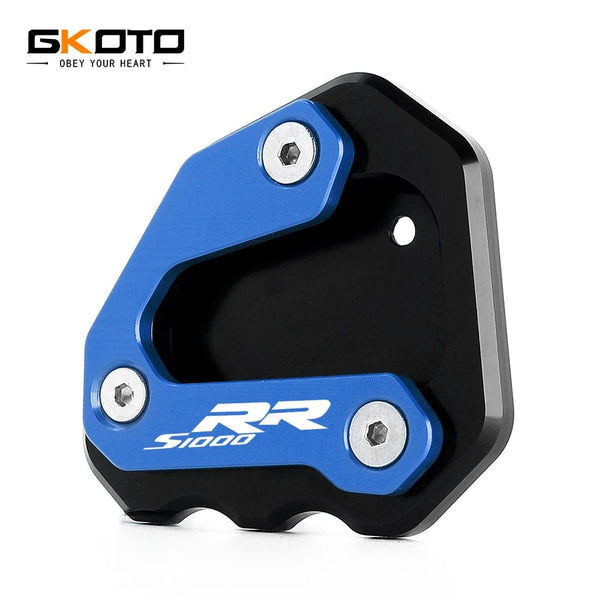 Planet Gates For BMW S1000RR S1000 RR 2009-2018 Motorcycle  Accessories CNC Aluminum Kickstand Side Stand Extension Enlarger Plate Pad