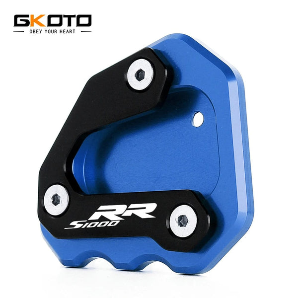 Planet Gates For BMW S1000RR S1000 RR 2009-2018 Motorcycle  Accessories CNC Aluminum Kickstand Side Stand Extension Enlarger Plate Pad