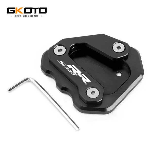 Planet Gates For BMW S1000RR S1000 RR 2009-2018 Motorcycle  Accessories CNC Aluminum Kickstand Side Stand Extension Enlarger Plate Pad