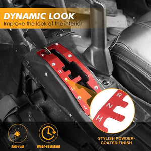 Planet Gates For CAN AM Shift Shifter Gate Plate Panel Cover Guard Protector UTV for Can-Am Maverick X3 Max R 4x4 Turbo DPS 2017-2023 2019