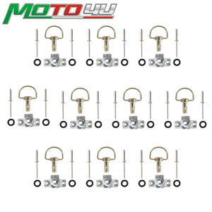 Planet Gates For DUCATI For BMW 14mm/17mm Universal Race Fairing Fasteners Quick Release D-RING 1/4 Turn Rivet Motorcycle Racing bolts screws