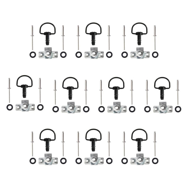 Planet Gates For DUCATI For BMW 14mm/17mm Universal Race Fairing Fasteners Quick Release D-RING 1/4 Turn Rivet Motorcycle Racing bolts screws