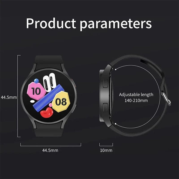 Planet Gates For Galaxy Watch 6 / Silver 2024 New For Samsung Galaxy Watch 6 Classic Smart Watch Men Women Custom Dial HD AMOLED Voice Call NFC GPS Tracker Sport Watches