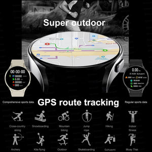 Planet Gates For Galaxy Watch 6 / Silver 2024 New For Samsung Galaxy Watch 6 Classic Smart Watch Men Women Custom Dial HD AMOLED Voice Call NFC GPS Tracker Sport Watches
