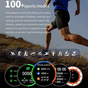 Planet Gates For Galaxy Watch 6 / Silver 2024 New For Samsung Galaxy Watch 6 Classic Smart Watch Men Women Custom Dial HD AMOLED Voice Call NFC GPS Tracker Sport Watches