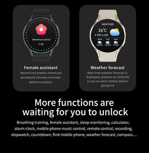Planet Gates For Galaxy Watch 6 / Silver 2024 New For Samsung Galaxy Watch 6 Classic Smart Watch Men Women Custom Dial HD AMOLED Voice Call NFC GPS Tracker Sport Watches