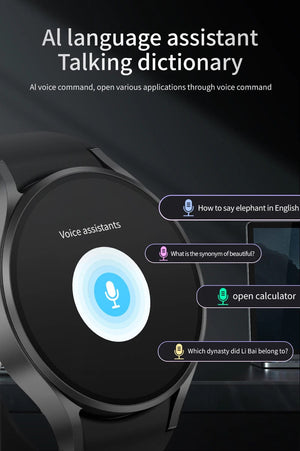 Planet Gates For Galaxy Watch 6 / Silver 2024 New For Samsung Galaxy Watch 6 Classic Smart Watch Men Women Custom Dial HD AMOLED Voice Call NFC GPS Tracker Sport Watches