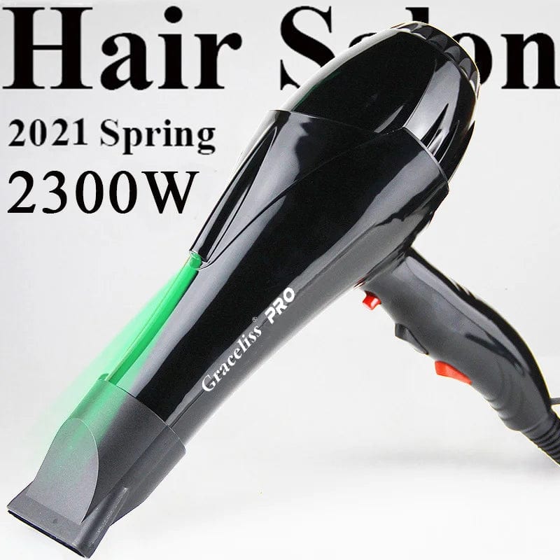 Planet Gates For hairdresser and hair salon long wire EU Plug Real 2300w power professional blow dryer salon Hair Dryer hairdryer