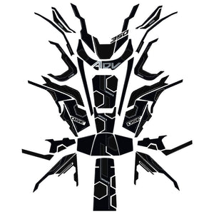 Planet Gates For HONDA ADV350 ADV 350 2022 2023 3D Motorcycle Resin Epoxy Sticker Protection Kit Tank Pad Anti Scratch Decal Non-slip
