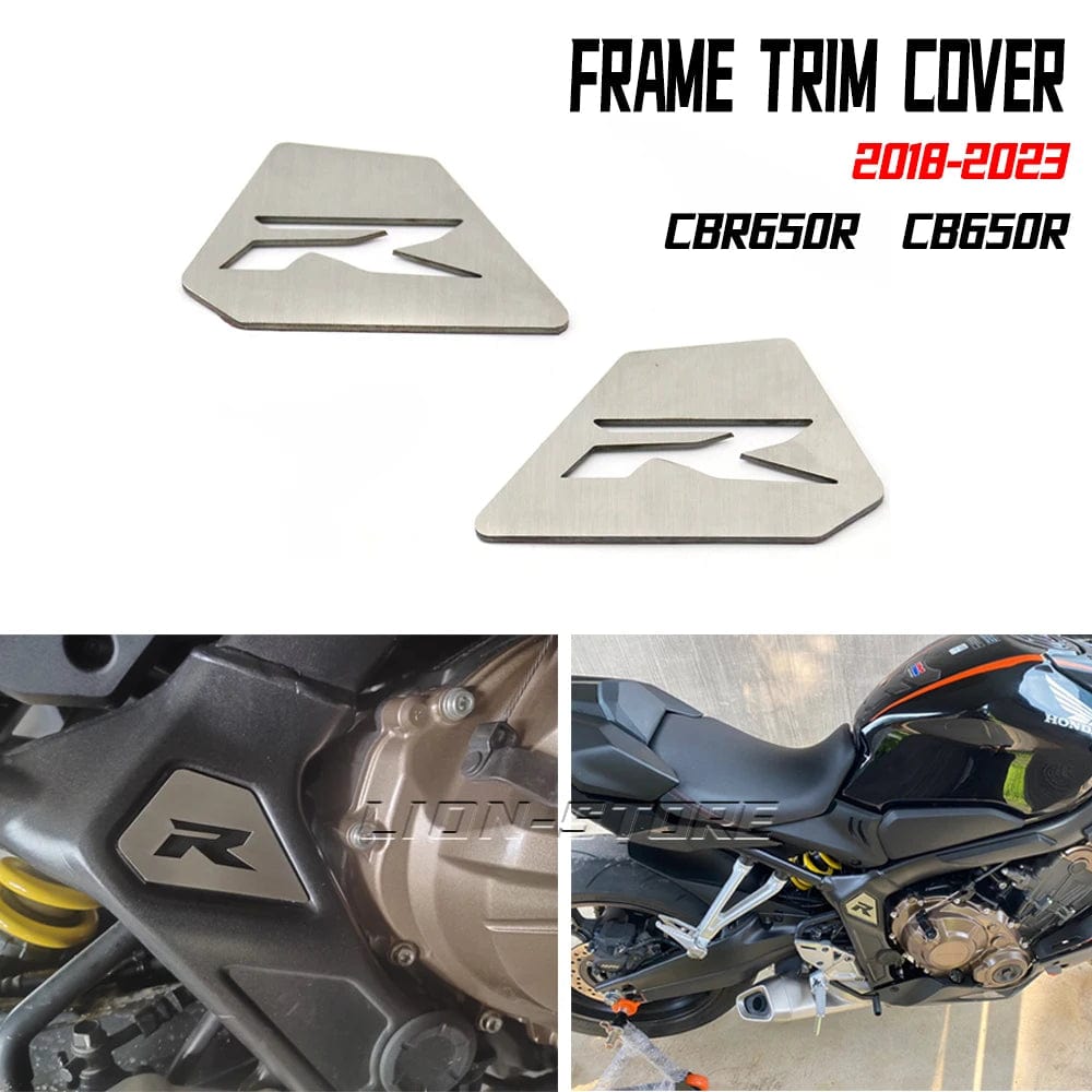 Planet Gates FOR HONDA CBR650R CB650R CBR 650R CB 650R 2018 2019 2020 2021 2022 2023 Motorcycle accessories Frame trim cover stainless steel