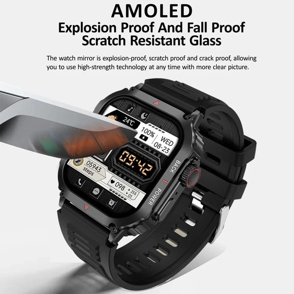 Planet Gates For Huawei Xiaomi NFC Smart Watch Men AMOLED HD Screen Heart Rate Health Tracker Bluetooth Call IP68 Waterproof Smartwatch 2024