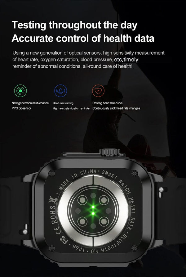 Planet Gates For Huawei Xiaomi NFC Smart Watch Men AMOLED HD Screen Heart Rate Health Tracker Bluetooth Call IP68 Waterproof Smartwatch 2024