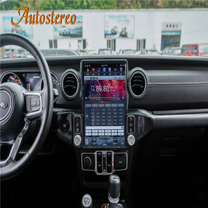 Planet Gates For Jeep Wrangler JL 2018-2021 Android Tesla Radio Car Multimedia Player Car GPS Navigation Head Unit Auto Stereo Tape Recorder