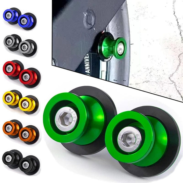 Planet Gates For Kawasaki Ninja ZX6R ZX636 250SL 250 300 400 650 1000SX Motorcycle Swingarm Spools Rear Stands Screw Sliders Accessories