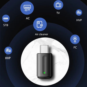 Planet Gates For Lightning Purple 2024 New Smartphone IR Mini Adapter Smart Infrared Remote Control Type C IR Blasters Phone APP Control for TV Air Conditioner