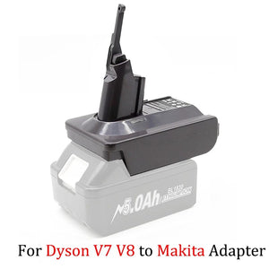 Planet Gates For makita to v7 v8 / CHINA Adapter for Makita/Dewalt/Milwauke 18V Lithium Battery Converter To For Dyson V6 V7 V8 Series Vacuum Cleaner Tool DC58/SV11/SV10