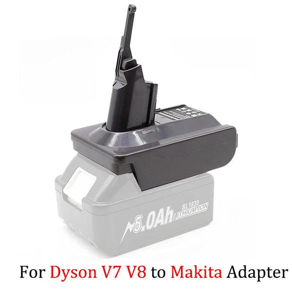 Planet Gates For makita to v7 v8 / CHINA Adapter for Makita/Dewalt/Milwauke 18V Lithium Battery Converter To For Dyson V6 V7 V8 Series Vacuum Cleaner Tool DC58/SV11/SV10