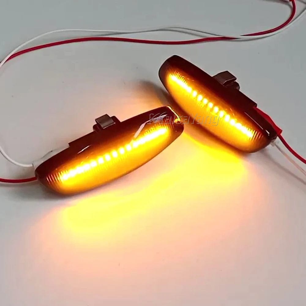 Planet Gates For Peugeot 207 308 3008 5008 RCZ For Citroen C3 C4 C5 DS3 DS4 Car LED Dynamic Turn Signal Blinker Side Marker Fender Light