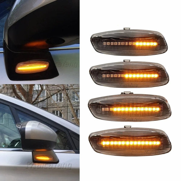 Planet Gates For Peugeot 207 308 3008 5008 RCZ For Citroen C3 C4 C5 DS3 DS4 Car LED Dynamic Turn Signal Blinker Side Marker Fender Light