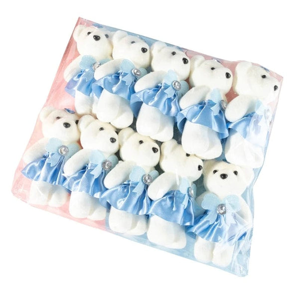 Planet Gates for sky Blue 10Pcs/Lot Bear Stuffed Plush Toy Mini Bear  Toy Keychain Bag Pendant Wedding Decoration Kids Birthday Party Gifts