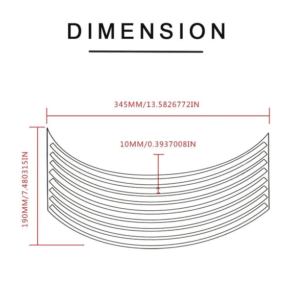 Planet Gates For SUZUKI GSF Bandit 650 650S 1000 1200 1250 SV650 Accessories Motorcycle wheel stickersr 16 PCS Colorful Reflective Rim Strip