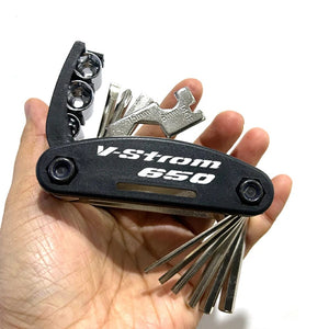 Planet Gates For Suzuki V-Strom 250 650 1000 1050 XT V Strom VStrom 800DE DL650 Motorcycle Multifunction Tool Portable Repair Screwdriver Set