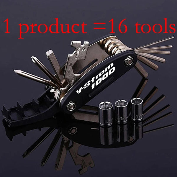 Planet Gates For Suzuki V-Strom 250 650 1000 1050 XT V Strom VStrom 800DE DL650 Motorcycle Multifunction Tool Portable Repair Screwdriver Set