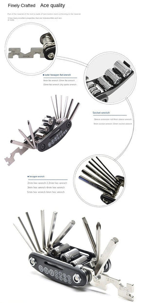 Planet Gates For Suzuki V-Strom 250 650 1000 1050 XT V Strom VStrom 800DE DL650 Motorcycle Multifunction Tool Portable Repair Screwdriver Set