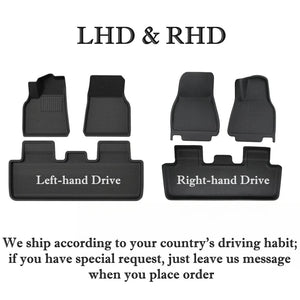 Planet Gates For Tesla Model Y 2020-2024 5-Seater RHD LHD Floor Mats XPE Fully Anti-Slip All-Weather Trunk Mats for Model Y Car Floor Liners