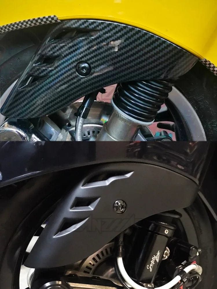 Planet Gates For Vespa Sprint Primavera 50 125 150 Motorcycle Front Rocker Cover ABS Plastic Wheel Side Guard Gloss Matte Black Carbon Parts